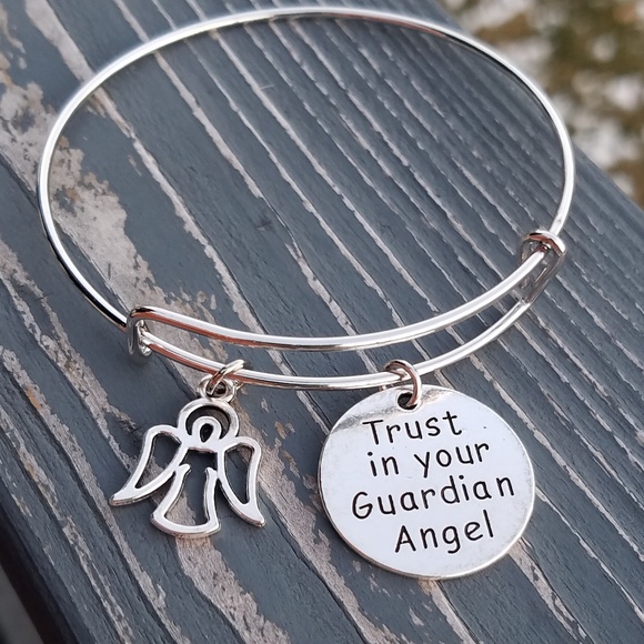 Guardian Angel charm bracelet, angel bracelet - Picture 2 of 4